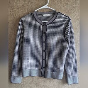 Christian Dior Black & White Cardigan